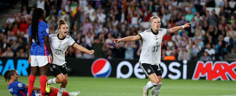 France eliminated England Germany in the final of the Womens Euro