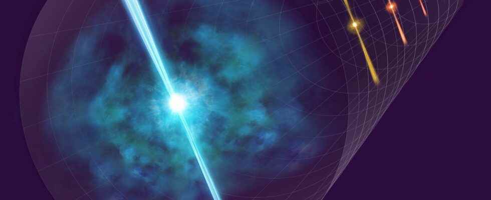 Gamma ray bursts could help understand the nature of dark energy