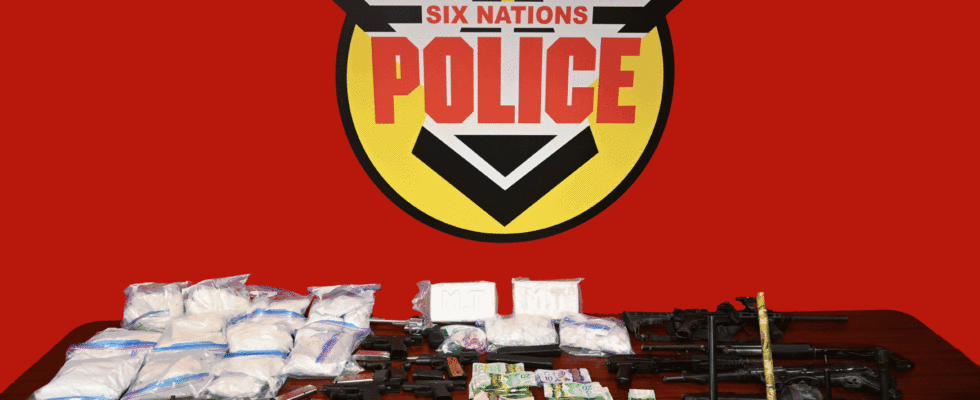 Guns drugs among 15M worth of items seized by police