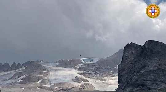 In the Alps global warming is moving the Swiss Italian border