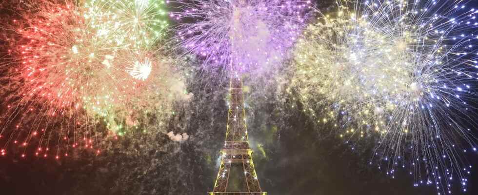 July 14 2022 fireworks the program in Paris and France