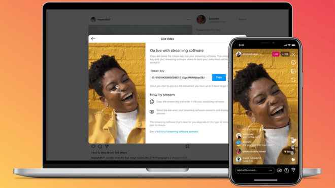 Live broadcast period begins for Instagram on desktop