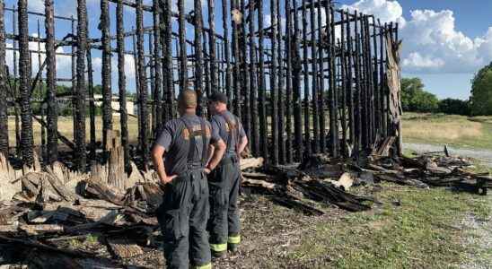 Longhouse badly damaged by fire