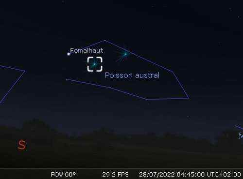 Maximum of the Piscis Austrinides meteor shower