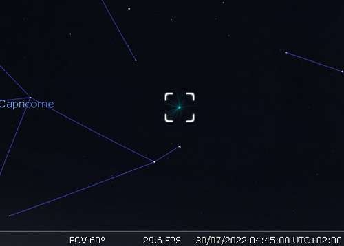 Maximum of the alpha Capricornid meteor shower