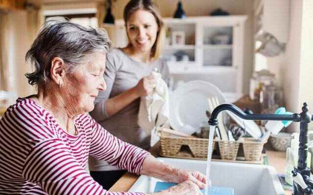 Now you will love washing dishes It turned out to