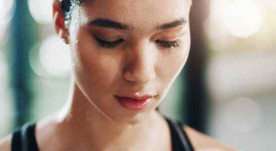 Perspiration a natural ally against acne