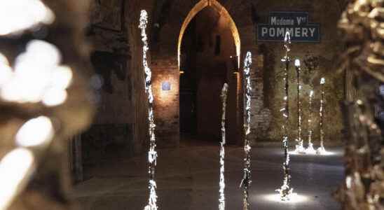 Reveries in Pommery an underground contemporary art trail in the