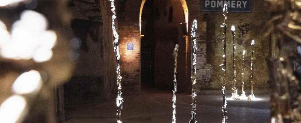 Reveries in Pommery an underground contemporary art trail in the