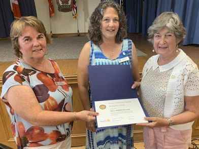 Rotarian receives Paul Harris award for community service