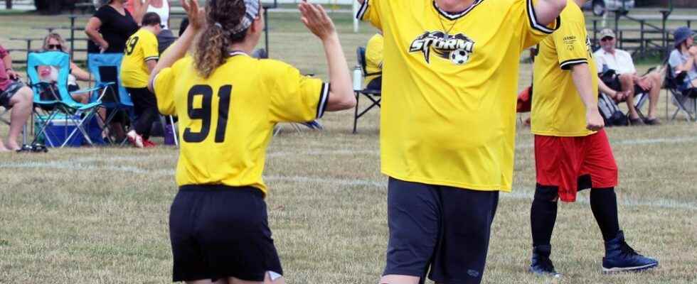 Special Olympics Sarnias soccer team hits the pitch after long