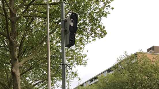 Speed ​​camera at Vredehofstraat in Soest OM is still looking