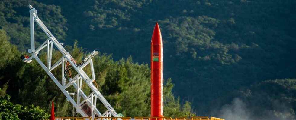 Taiwan has launched a hybrid rocket