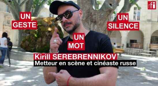 The director Kirill Serebrennikov in a word a gesture and