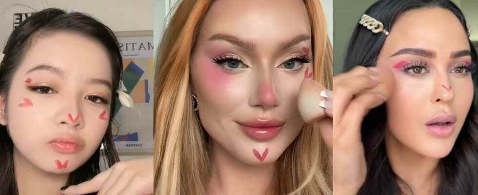 Tiktoks new beauty trend douyin blush