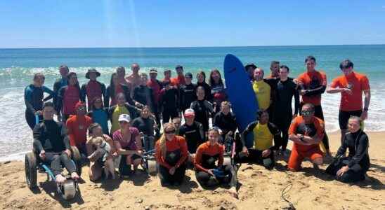 Ukrainian refugees in France welcoming disabled athletes 35