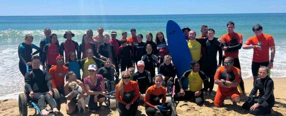 Ukrainian refugees in France welcoming disabled athletes 35