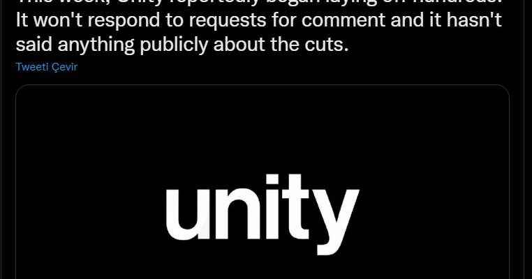 Unity parted ways with hundreds of employees