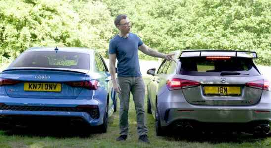 Video Audi RS3 versus Mercedes AMG A45 S