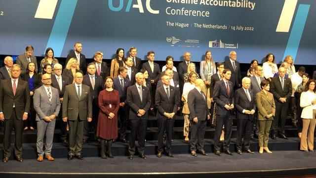 War crimes in Ukraine summit in The Hague There is