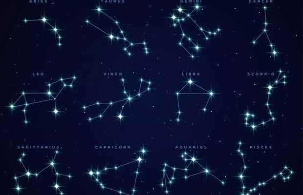 What are the 12 constellations of the zodiac and how