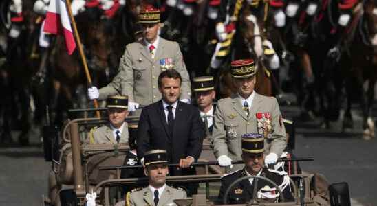 a July 14 parade marked by the war in Ukraine