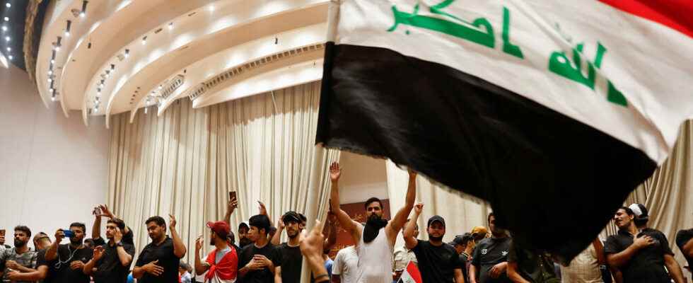 pro Sadr protesters occupy parliament