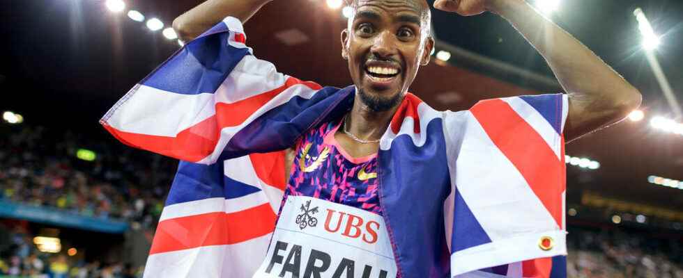 the speech of Mo Farah victim of trafficking a source