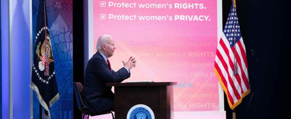 to protect the right to abortion Joe Biden turns to