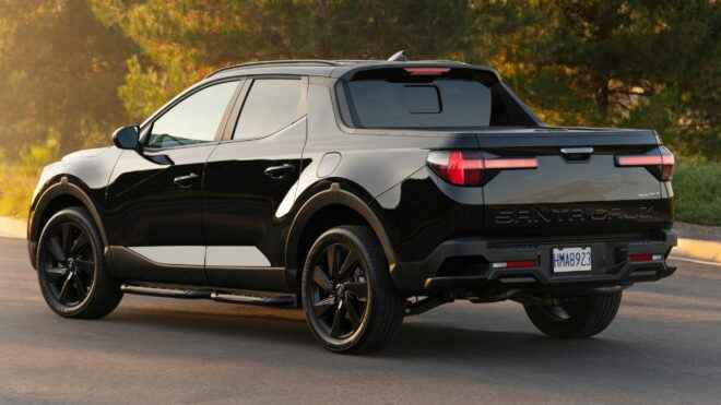 2023 Hyundai Santa Cruz Night arrives with dark details