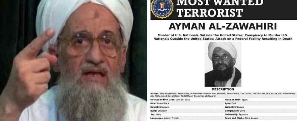 Al Qaeda leader Ayman al Zawahri killed by US