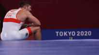 An injury during wrestling training ended Arvi Savolainens season on