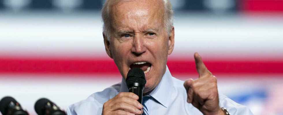 Biden takes on Republicans close to Trump calls semi fascist ideology