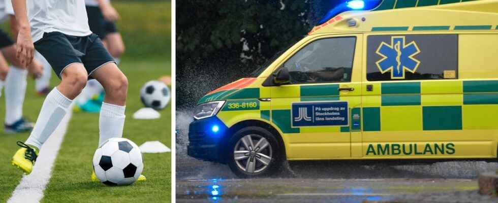 Chaos at the football cup in Lulea 20 to