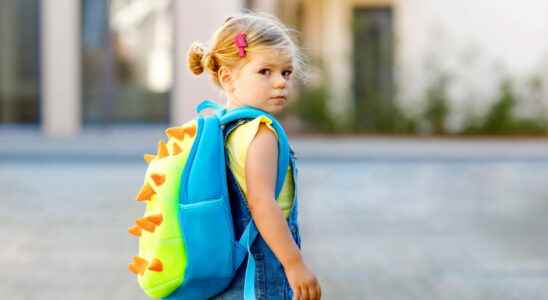 Crying for his return to kindergarten parents will not be