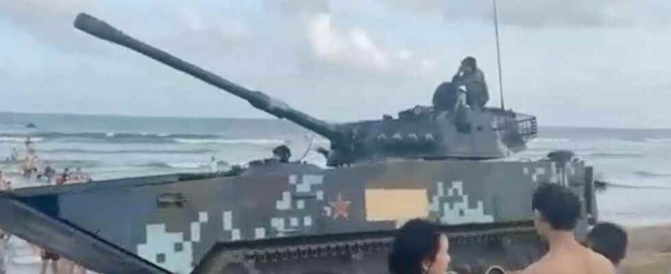 DIRECT Tensions between Taiwan and China military exercises carried out