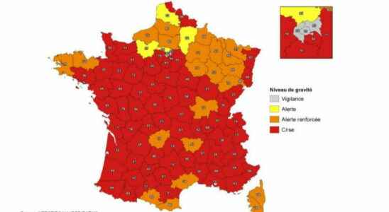 Drought 2022 alert map and water restrictions at home