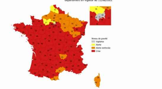 Drought 2022 what water restrictions at home The map