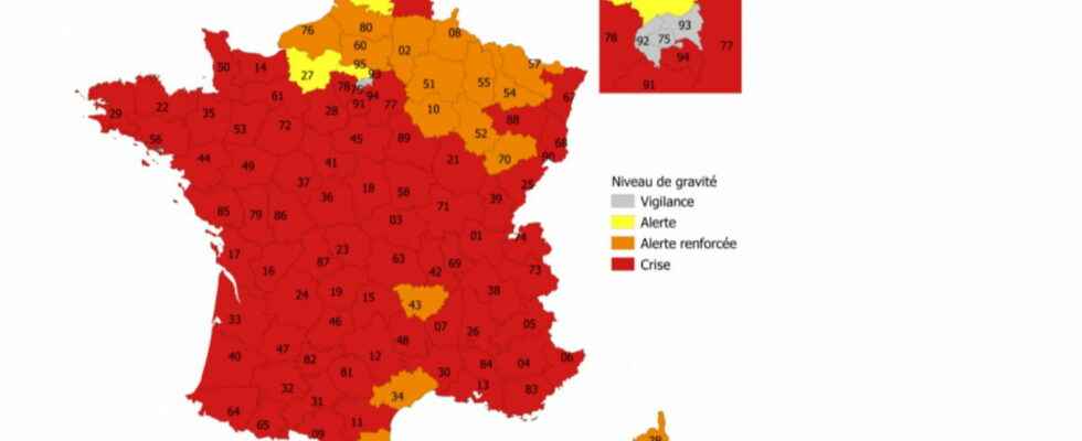 Drought 2022 what water restrictions at home The map