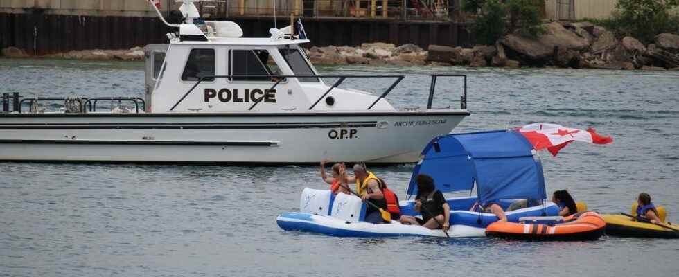 Fewer participants observed this year at St Clair River Float