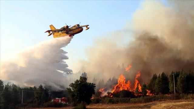 Forest fire alarm in Spain Hundreds of people were evacuated