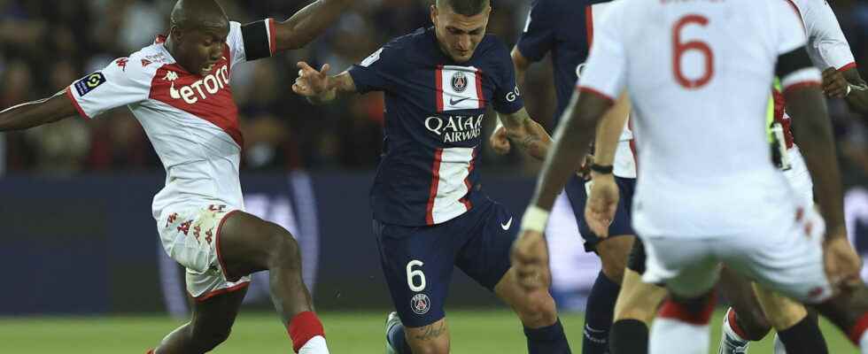 LIGUE 1 PSG Monaco ASM wins a draw at