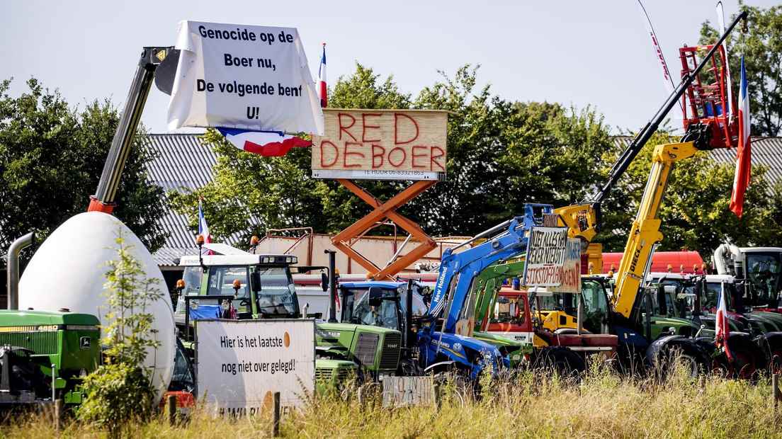 Protest in Woudenberg.