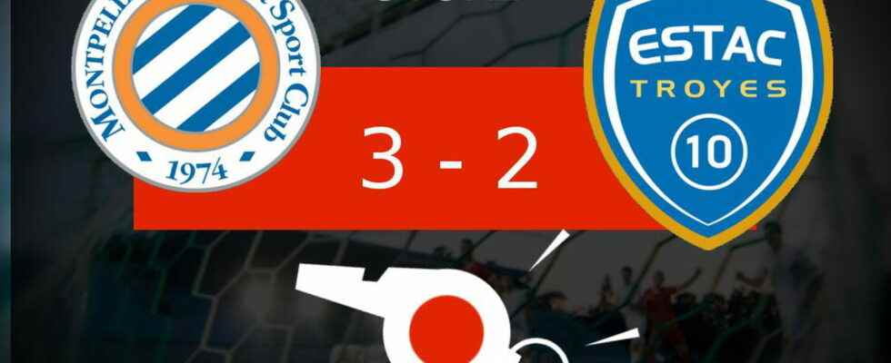 Montpellier Troyes good operation for Montpellier HSC 3 2 relive