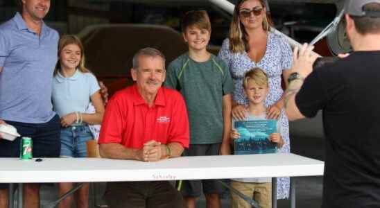 Pretty cool Sarnia family thrilled to meet citys famous astronaut