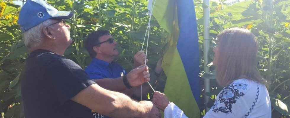 Rotary Sunrise officially dedicates Ukrainian tribute park