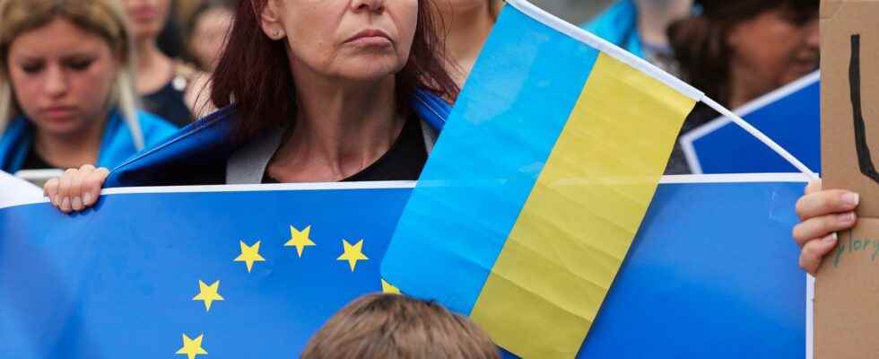 Strongly reduced support for Ukraine from the West