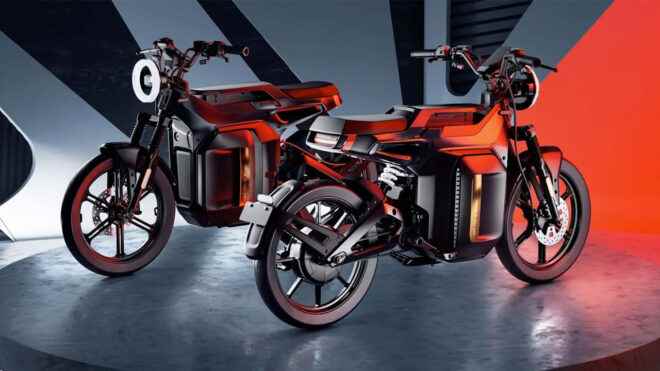 Stylish design electric motorcycle like bike from NIU