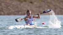 The Hungarian Sara Mihalik rowed for Finland the World Championship