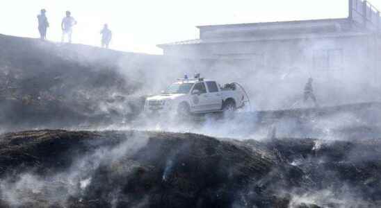 The world famous movie studio Cinecitta burned down Smoke was seen